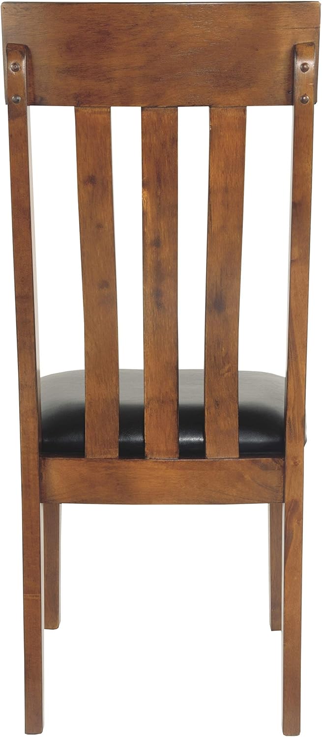 Signature Design by Ashley Ralene Rake Back 19" Dining Room Chair 2 Count, Medium Brown - Image 6